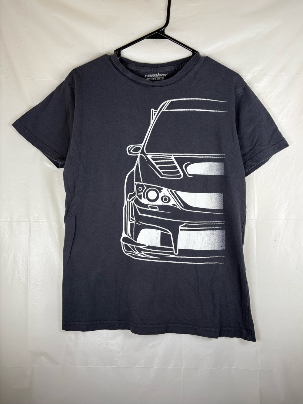 Remixx M Black Graphic Subaru STi WRX Street Race Car T-Shirt Unisex pink